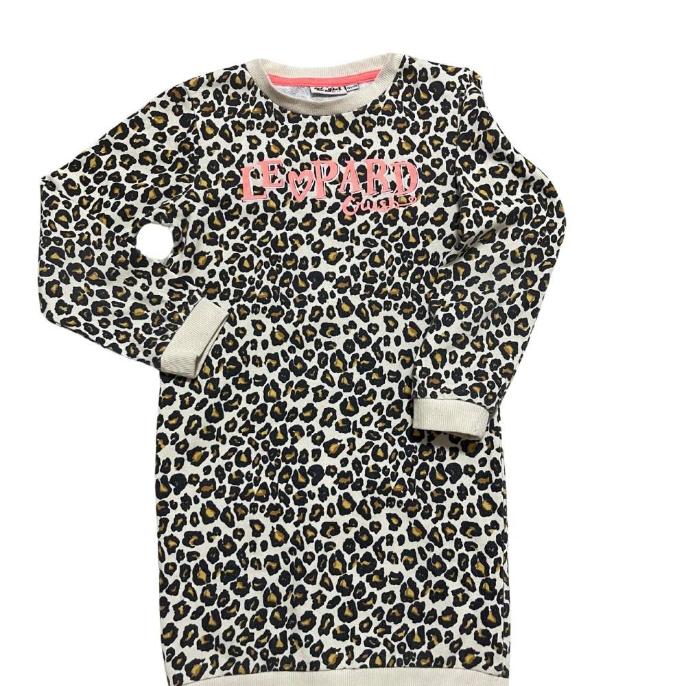 Ai Girl leopárd mintás kislány ruha – 122 cm
