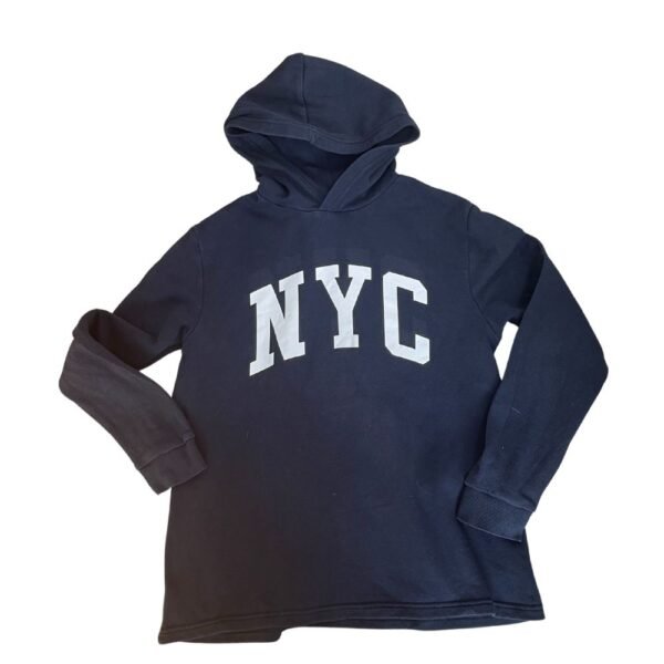 H&M NYC kapucnis pulóver – 158 cm